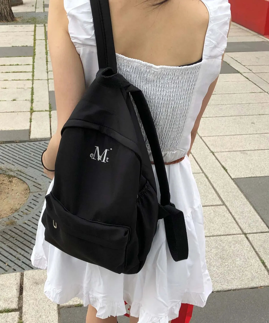 韓國 Mucent Donda Signature Logo Backpack【MU047】