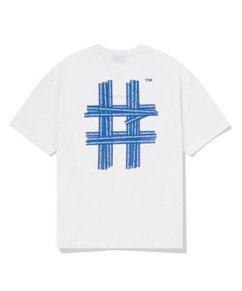 韓國 Beentrill Illusion Hashtag T-Shirt【BL031】