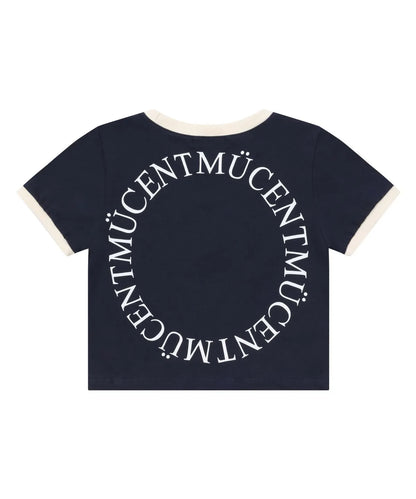 韓國 Mucent Ringer Half T-Shirt【MU025】