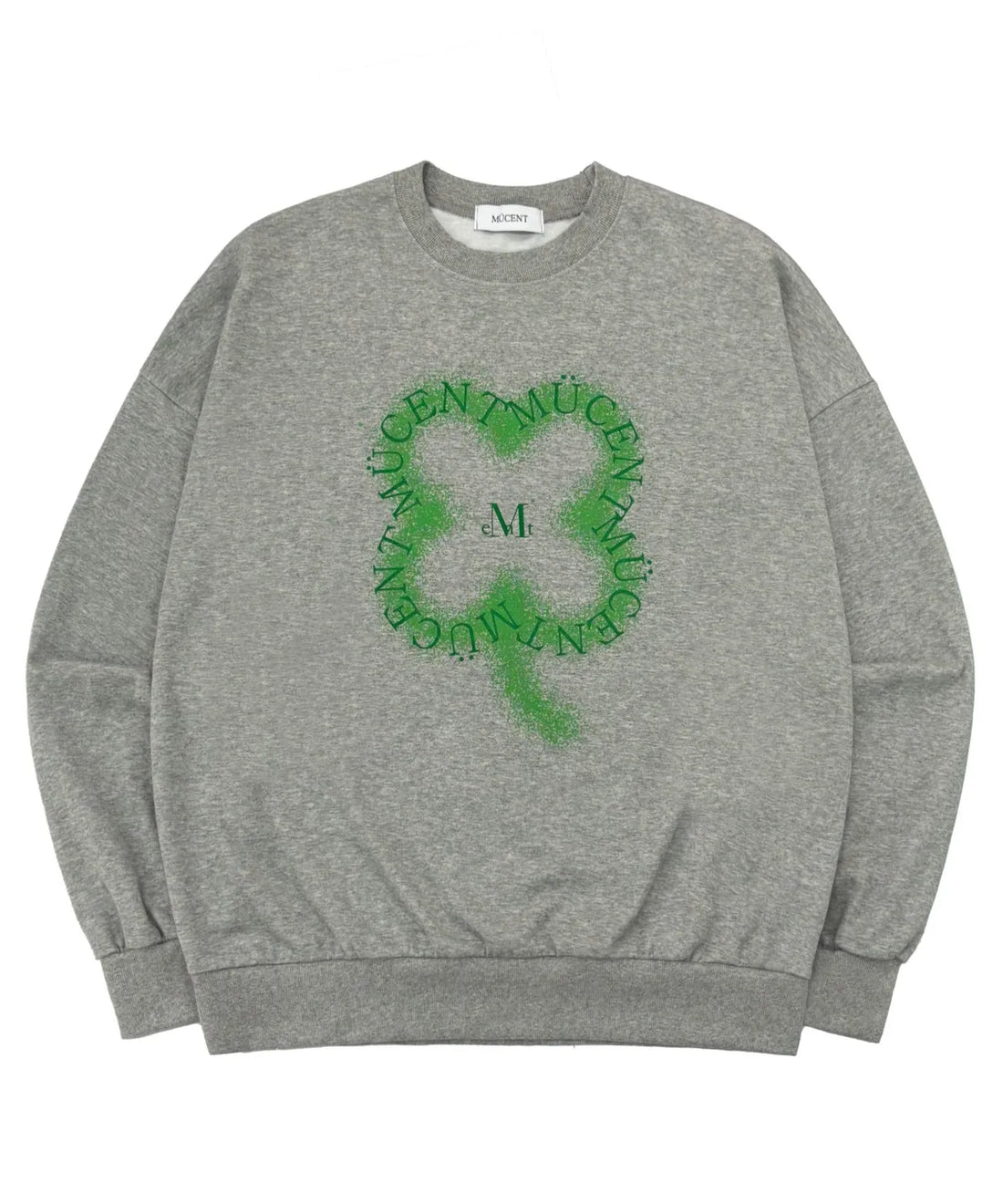 韓國 Mucent Clover Lettering Loose Fit Mtm【MU164】