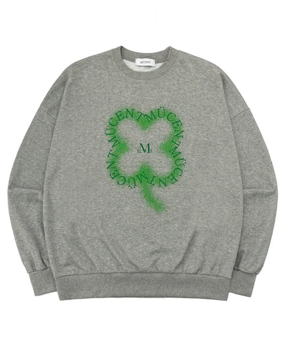 韓國 Mucent Clover Lettering Loose Fit Mtm【MU164】