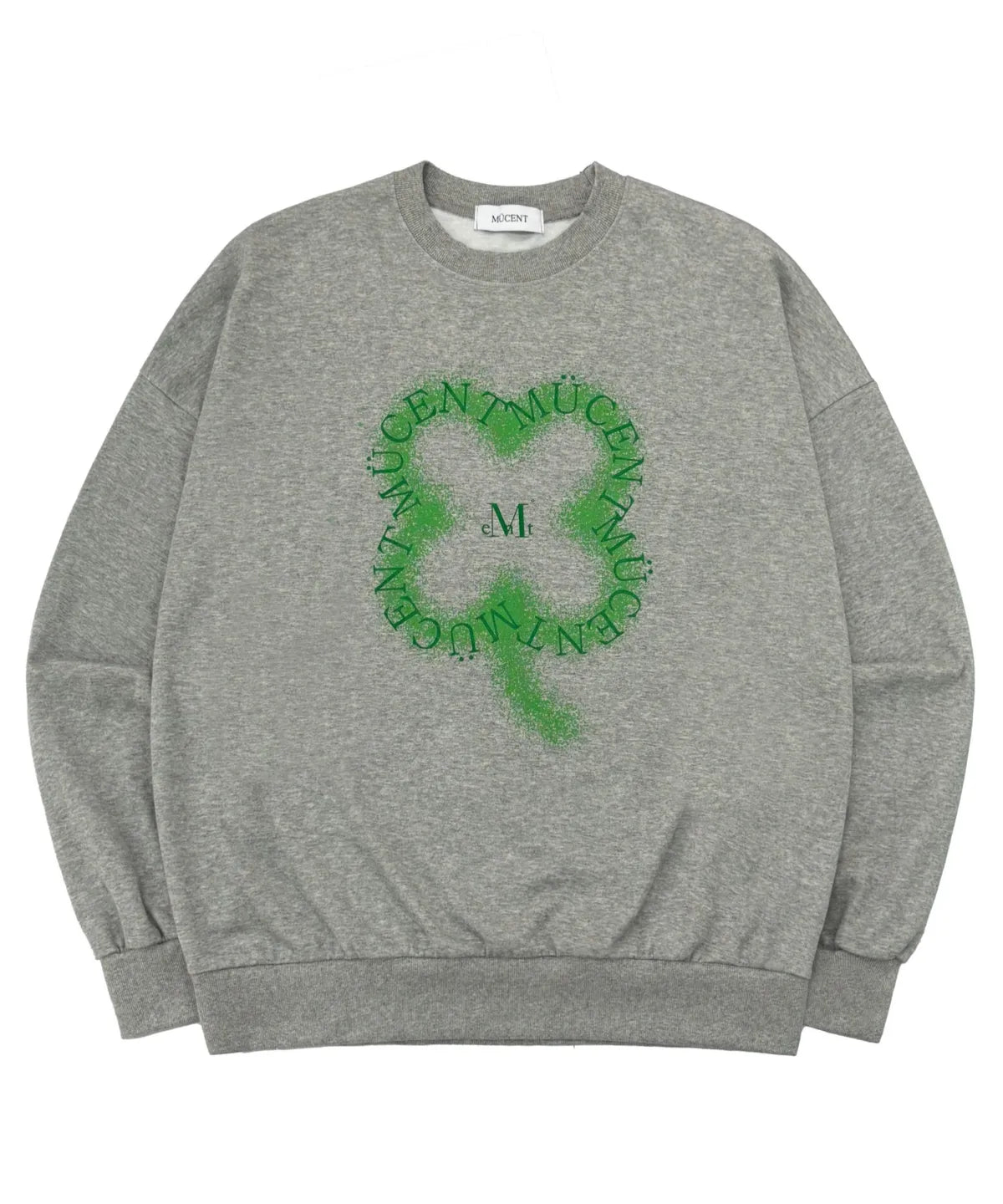 韓國 Mucent Clover Lettering Loose Fit Mtm【MU164】