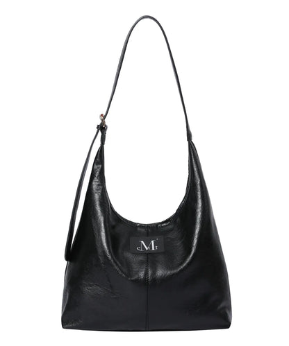 韓國 Mucent Crescent Leather Shoulder Bag【MU003】