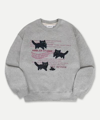 韓國 Ambler The Adventures of a Cat Sweatshirt【AR031】