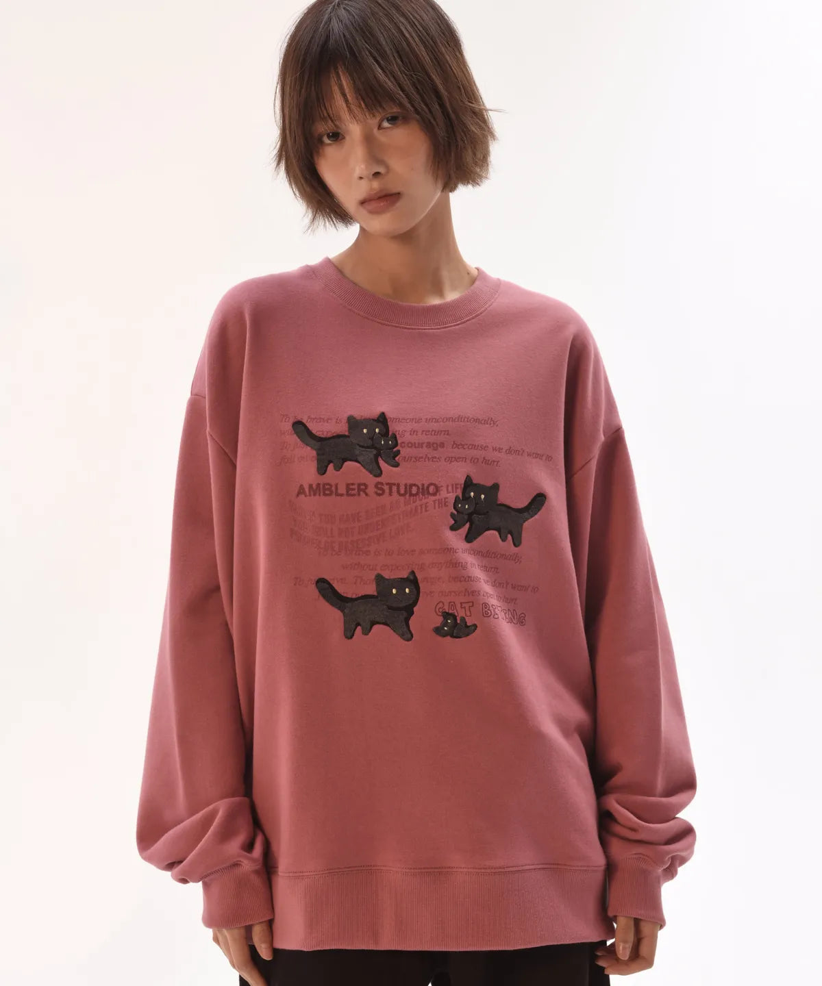韓國 Ambler The Adventures of a Cat Sweatshirt【AR031】