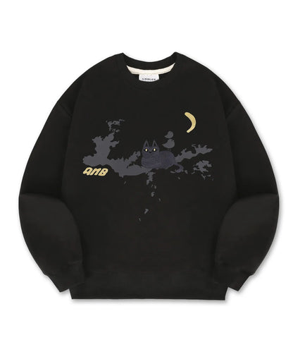 韓國 Ambler Forest Cat Sweatshirt【AR114】