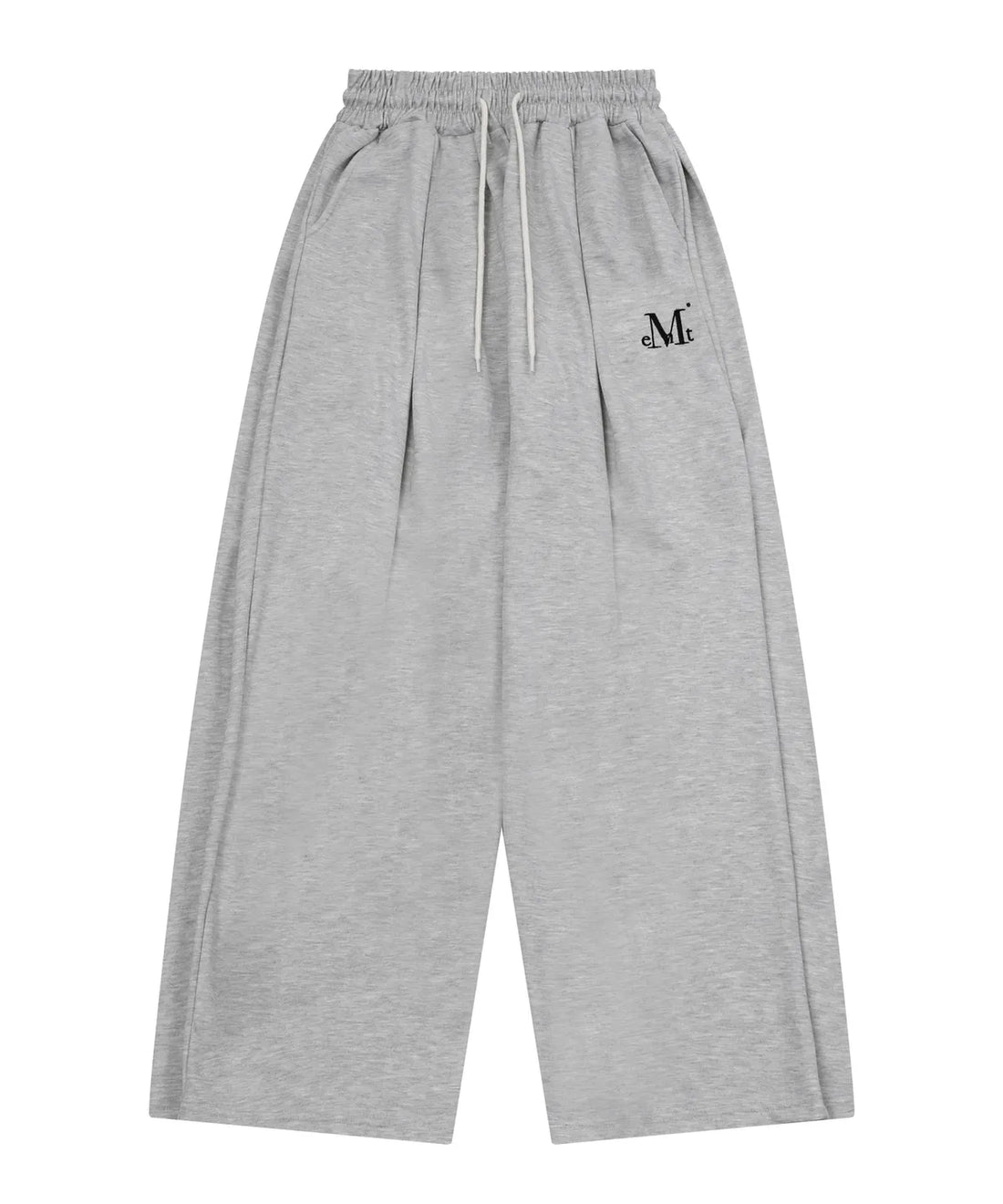 韓國 Mucent Signature Four Pintuck Wide Sweat Pants【MU043】