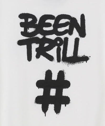 韓國 Beentrill Women's Spray Hashtag T-Shirt【BL057】