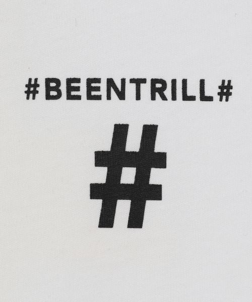 韓國 Beentrill Women's Yellow Taping Hashtag T-Shirt【BL052】