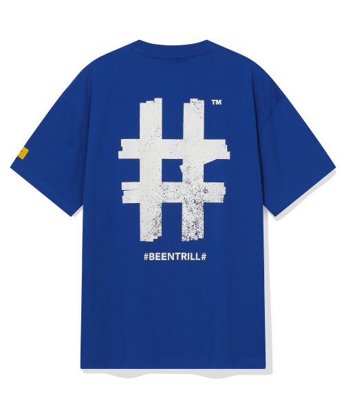 韓國 Beentrill Stamp Hashtag T-Shirt【BL009】