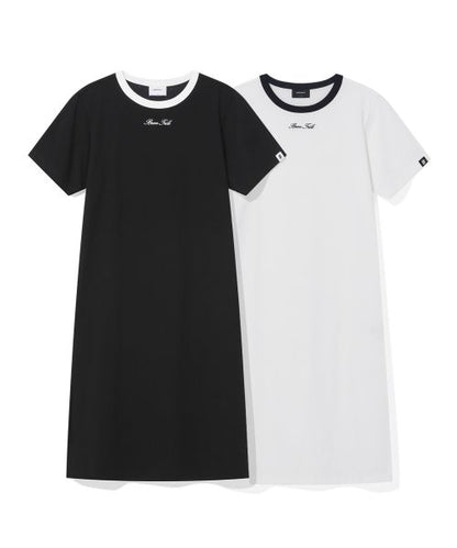 韓國 Beentrill Simple color blocking long one-piece【BL051】