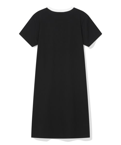 韓國 Beentrill Simple color blocking long one-piece【BL051】