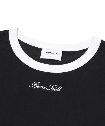 韓國 Beentrill Simple color blocking long one-piece【BL051】