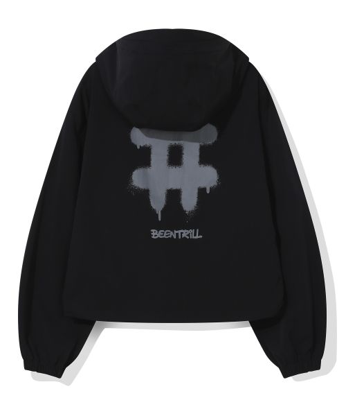 韓國 Beentrill Women's Spray Logo Woven Jumper【BL071】