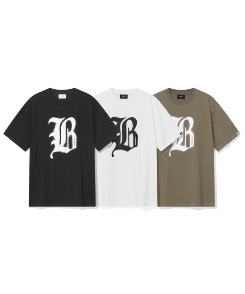 韓國 Beentrill B Gothic Logo T-Shirt【BL010】