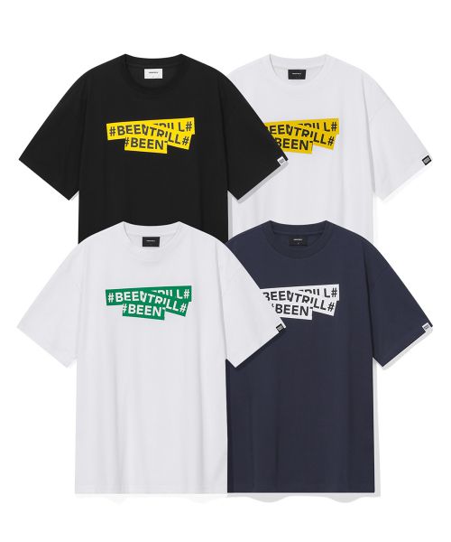 韓國 Beentrill Signature Taping T-Shirt【BL023】