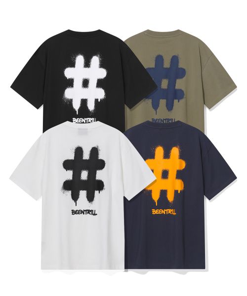 韓國 Beentrill Spray Logo T-Shirt【BL012】