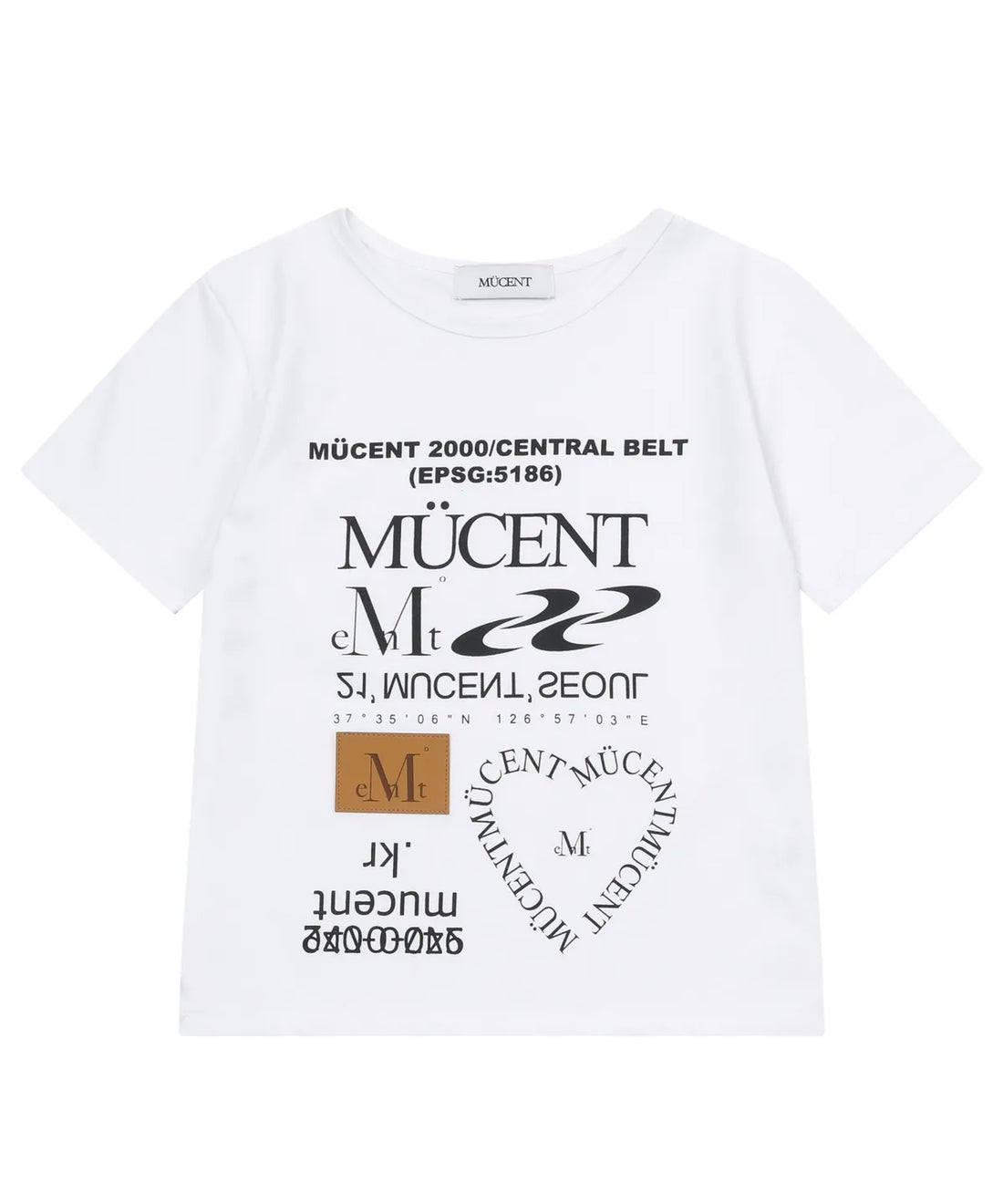 韓國 Mucent Soho Signature Logo Collection Half T-Shirt【MU015】
