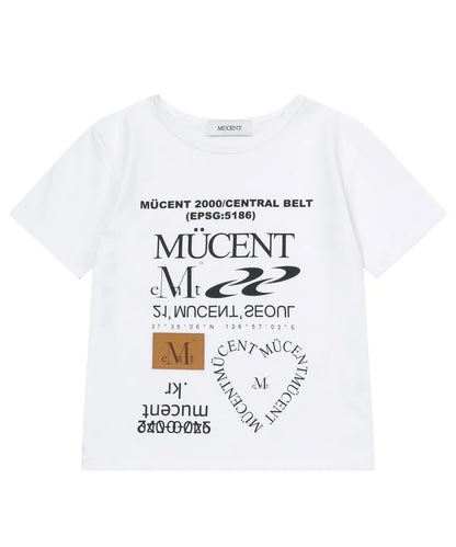 韓國 Mucent Soho Signature Logo Collection Half T-Shirt【MU015】