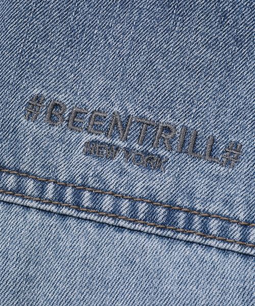 韓國 Beentrill Vintage Cargo Denim Bermuda Pants【BL077】