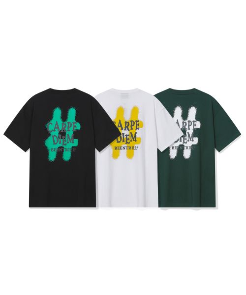 韓國 Beentrill Carpe Diem T-Shirt【BL025】