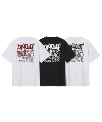 韓國 Beentrill Liberty Symbol T-Shirt【BL035】