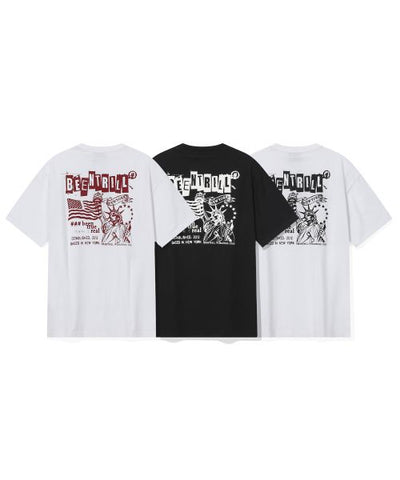 韓國 Beentrill Liberty Symbol T-Shirt【BL035】