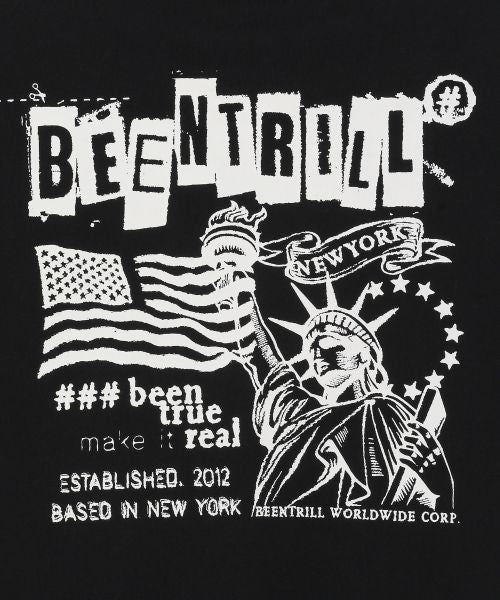 韓國 Beentrill Liberty Symbol T-Shirt【BL035】