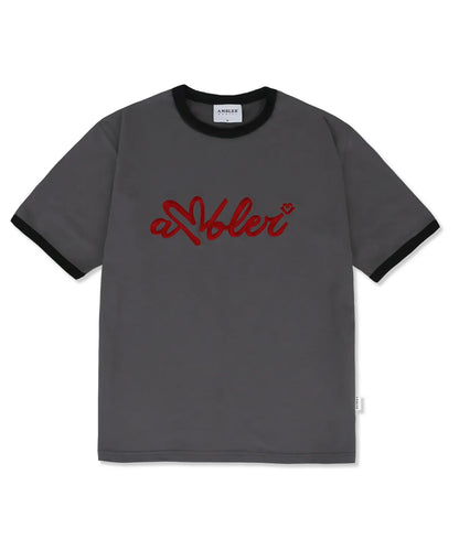 韓國 Ambler Sensitive Ringer Short Sleeve T-Shirt【AR091】