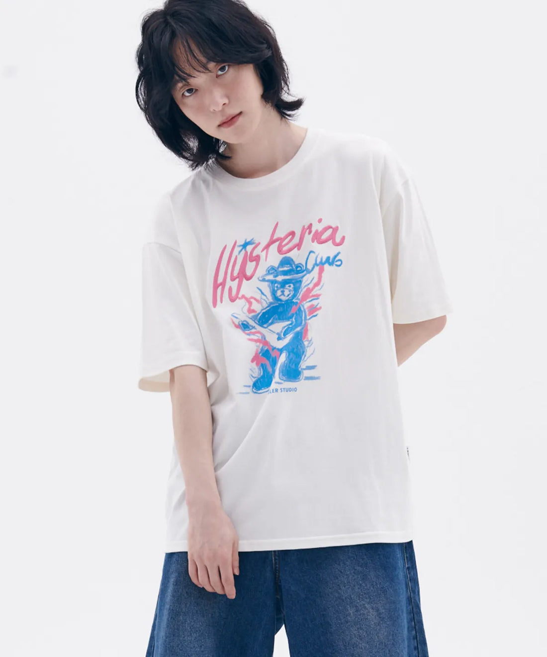韓國 Ambler Hysteria Bear T-Shirt【AR099】