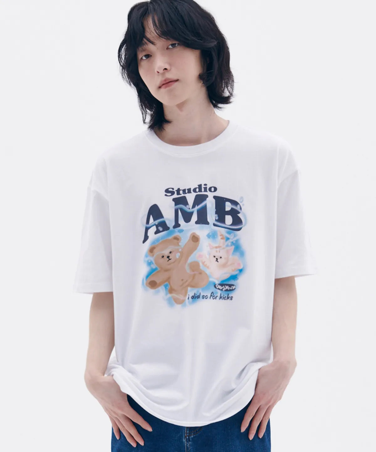 韓國 Ambler Underwater Graphic Short Sleeve T-Shirt【AR100】