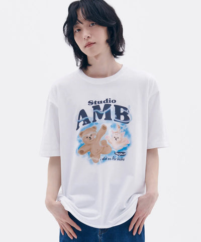 韓國 Ambler Underwater Graphic Short Sleeve T-Shirt【AR100】