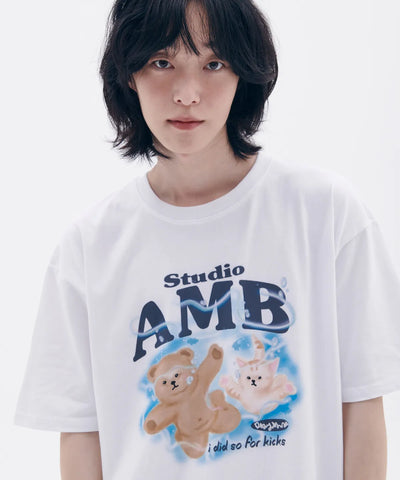 韓國 Ambler Underwater Graphic Short Sleeve T-Shirt【AR100】