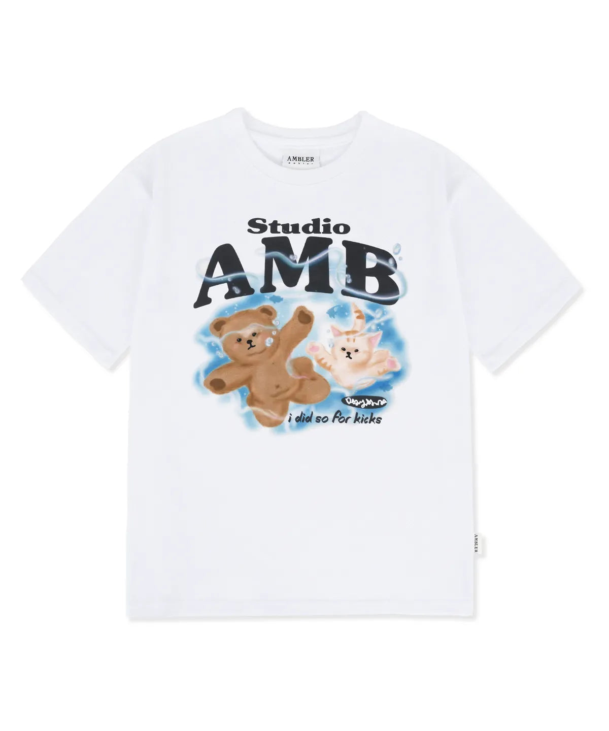 韓國 Ambler Underwater Graphic Short Sleeve T-Shirt【AR100】