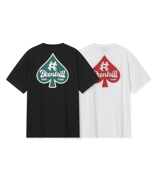 韓國 Beentrill Spade Hashtag T-Shirt【BL029】
