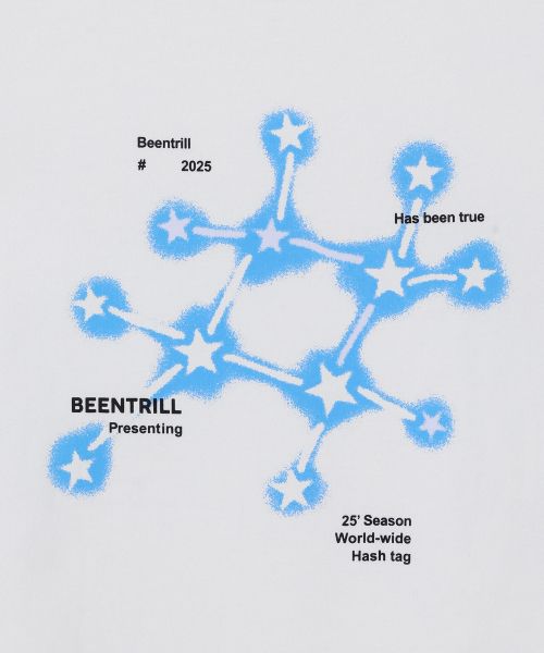 韓國 Beentrill Hashtag Constellation T-Shirt【BL043】