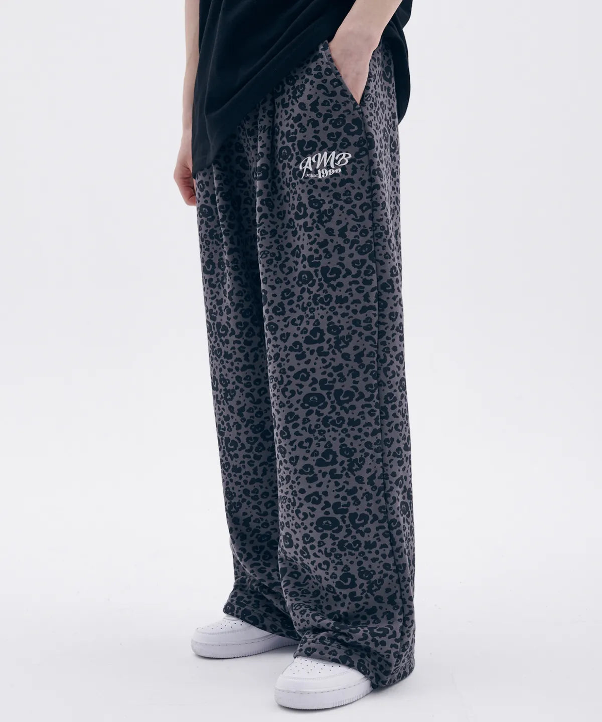 韓國 Ambler Heart Bear Leopard Pants【AR034】