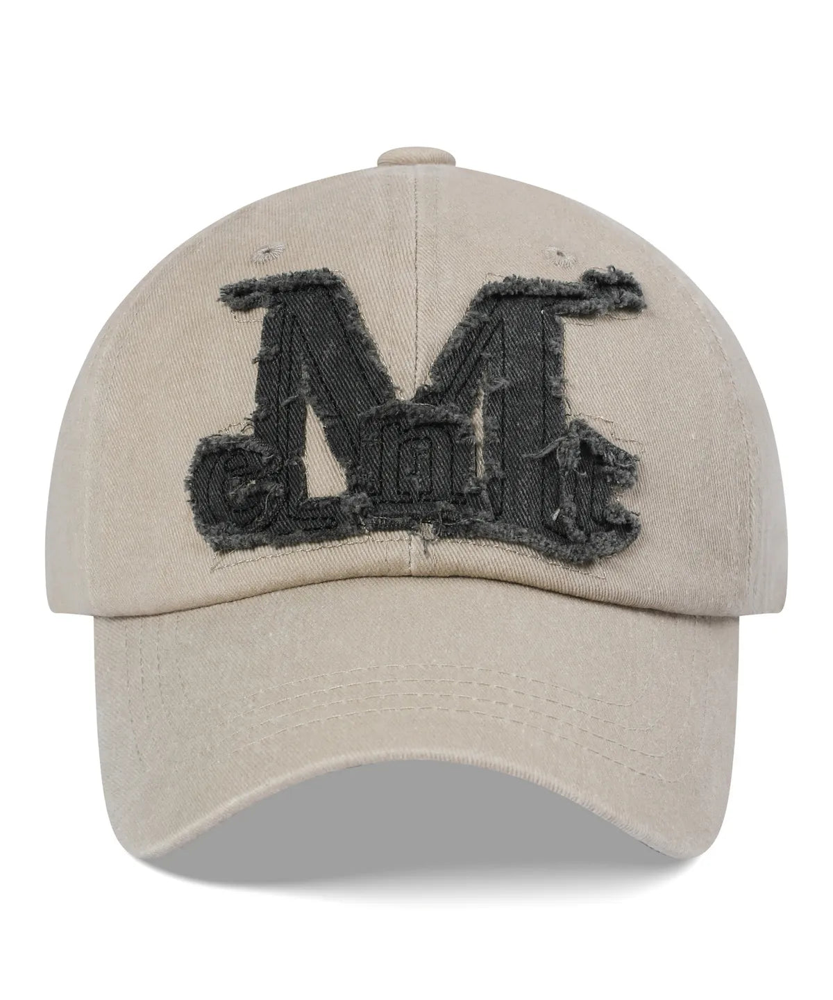 韓國 Mucent Vintage Washing Applioue Ball Cap【MU002】