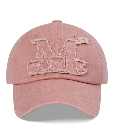 韓國 Mucent Vintage Washing Applioue Ball Cap【MU002】