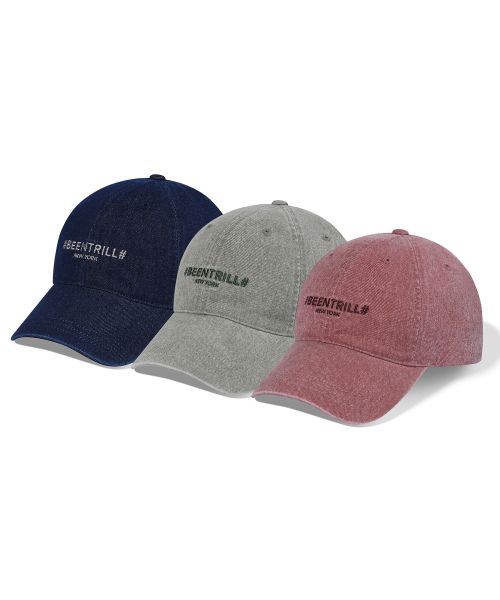 韓國 Beentrill Hashtag Stonewashed Ball Cap【BL004】