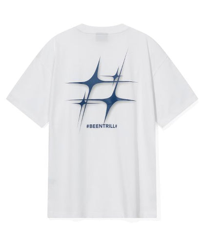 韓國 Beentrill Star Hashtag T-Shirt【BL044】