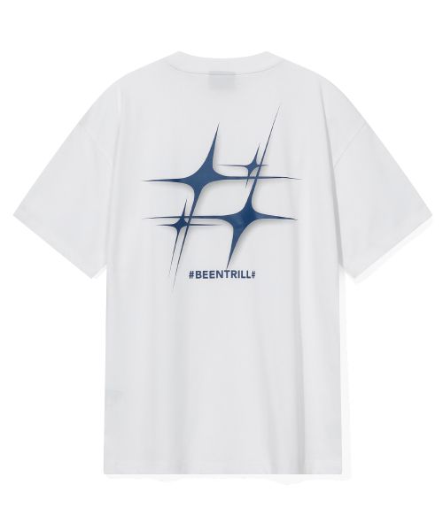 韓國 Beentrill Star Hashtag T-Shirt【BL044】