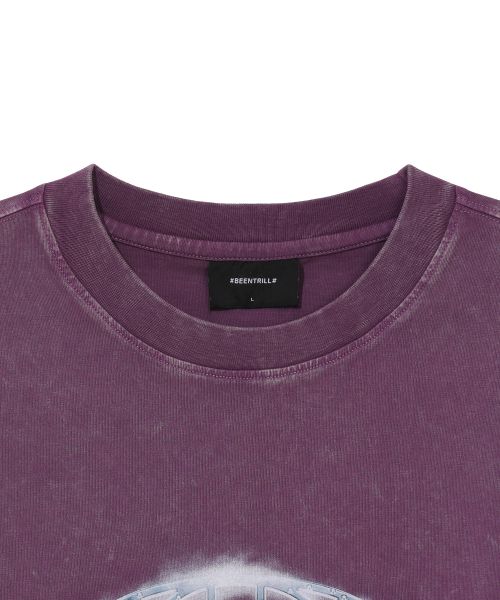 韓國 Beentrill Smoke Globe Pigment T-Shirt【BL039】