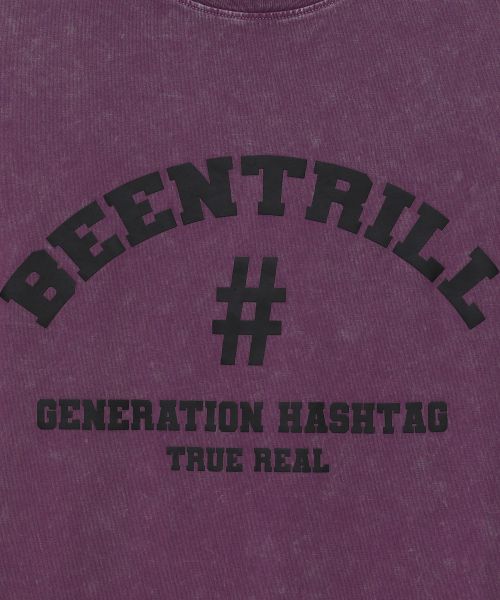 韓國 Beentrill Arch Logo Hashtag Pigment T-Shirt【BL037】
