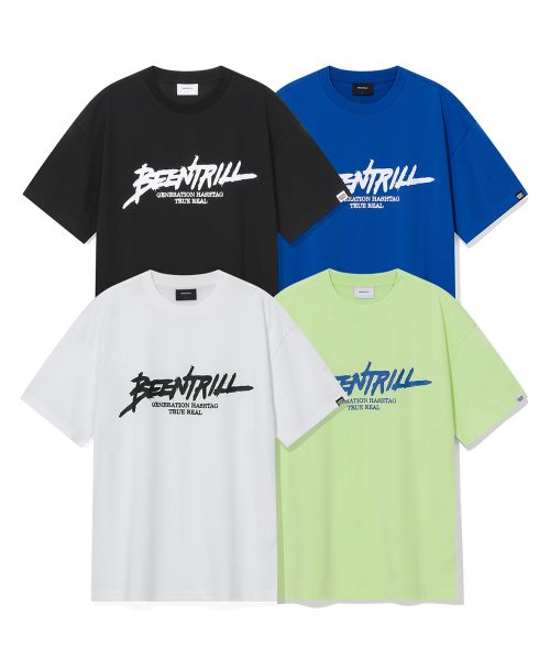 韓國 Beentrill True Real Script T-Shirt【BL018】