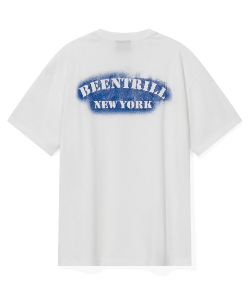 韓國 Beentrill BNY Stencil Painting T-Shirt【BL046】