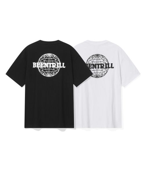 韓國 Beentrill Globe Line T-Shirt【BL047】