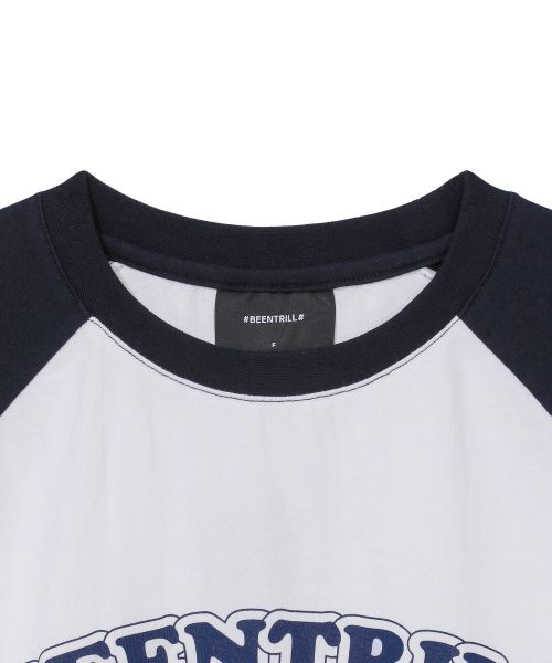 韓國 Beentrill Women's Arch Logo Raglan T-Shirt【BL054】