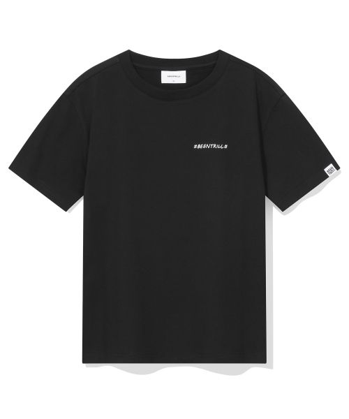 韓國 Beentrill Women's Daisy Hashtag T-Shirt【BL058】