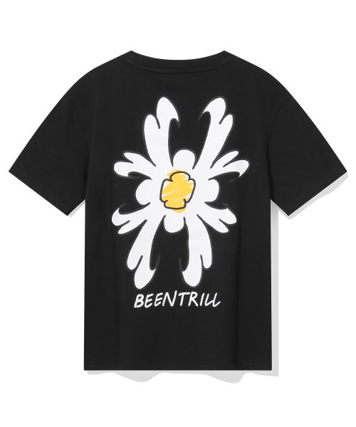 韓國 Beentrill Women's Daisy Hashtag T-Shirt【BL058】